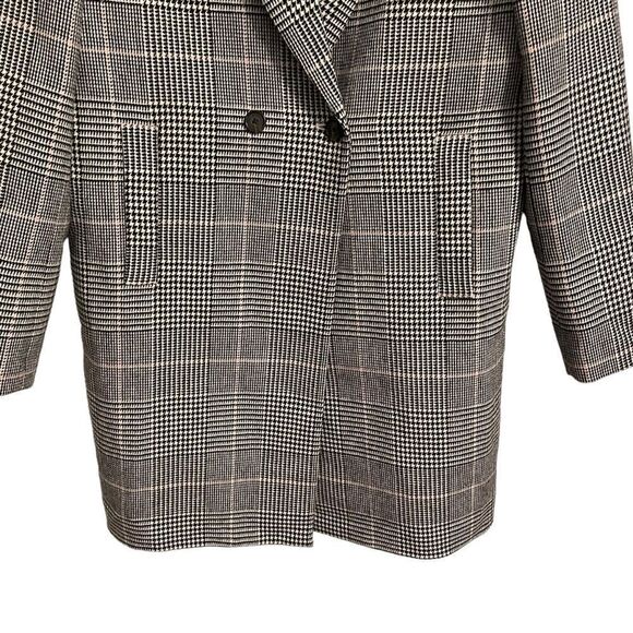 J. Crew Coat Wool Daphne Plaid Overcoat Topcoat Size 12 - Picture 7 of 11